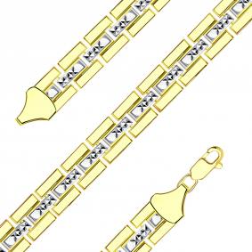 Браслет плетение Фантазийное из лимонного золота МАГНАТ МА 023068Л МА 023068Л фото